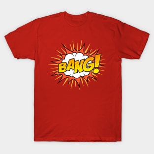 Bang Comic Book Text T-Shirt